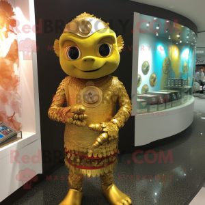 Gouden armband mascotte...