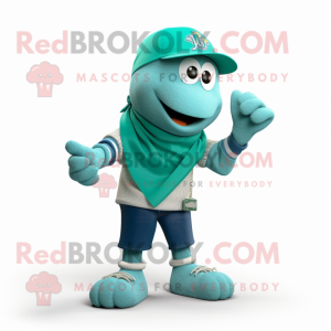 Personagem de mascote Teal...