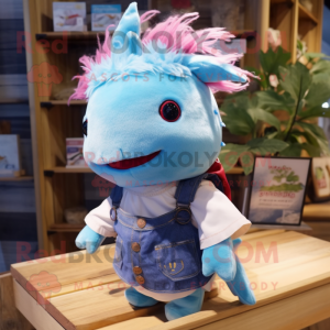 Himmelblauer Axolotl...