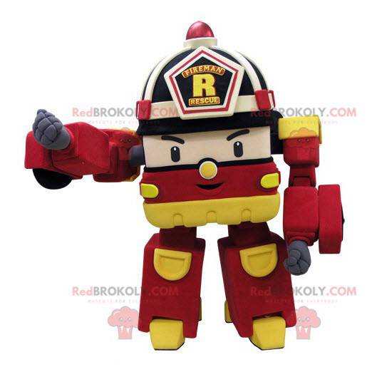 Maskotka wozu strażackiego Transformers - Redbrokoly.com