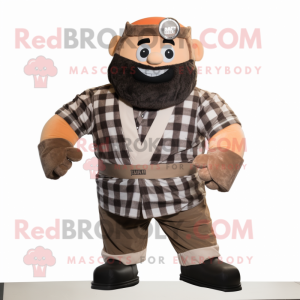 Brown Strongman mascotte...