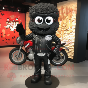 Postava maskota Black Pizza...
