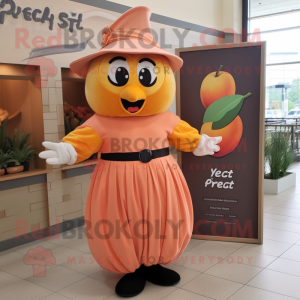 Peach Squash maskot kostume...