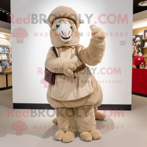 Beige Camel mascotte...