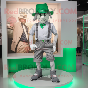 Sølv Leprechaun Hat maskot...