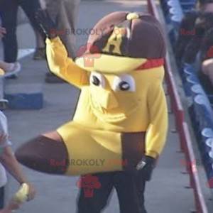 Mascot shaped like a giant banana - Redbrokoly.com