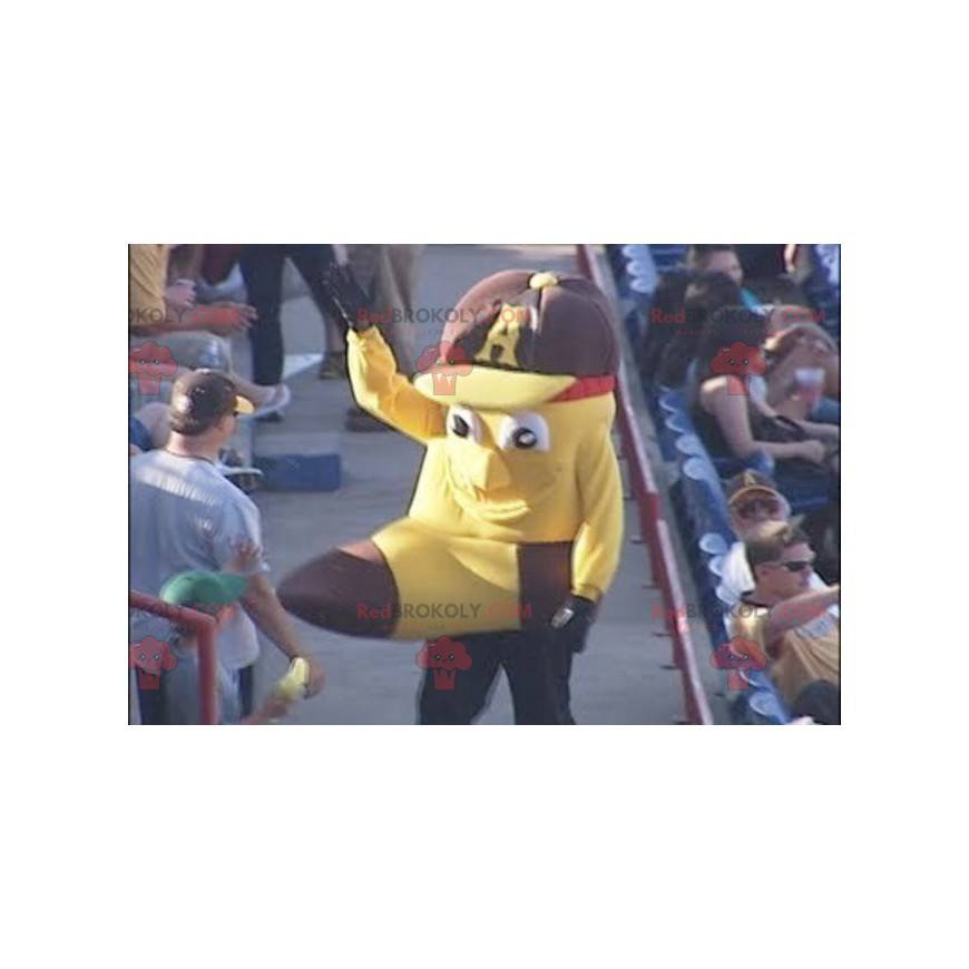 Mascot shaped like a giant banana - Redbrokoly.com