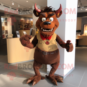 Brown Devil mascotte...