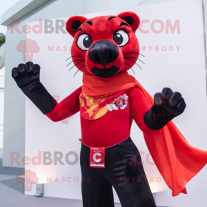 Red Panther mascotte...