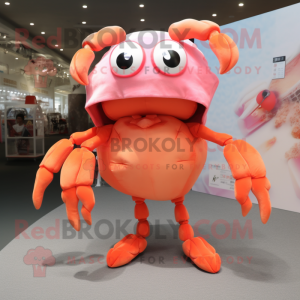 Postava maskota Peach Crab...