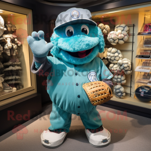 Teal Baseball Glove...