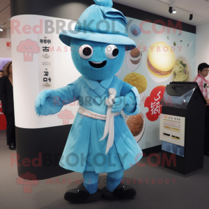 Cyan Ramen mascotte kostuum...