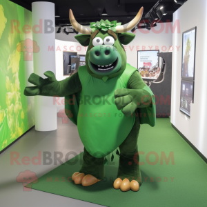 Forest Green Bull maskot...