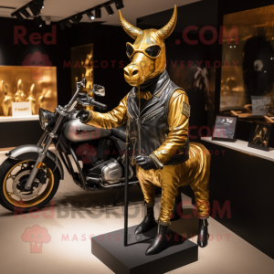 Gold Donkey mascotte...