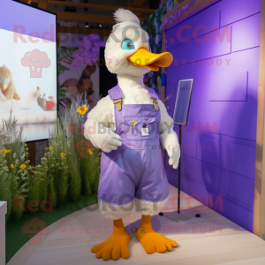 Lavendelgans Maskottchen...