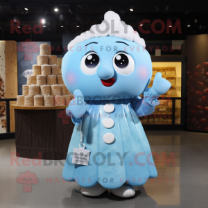 Sky Blue Chocolates maskot...