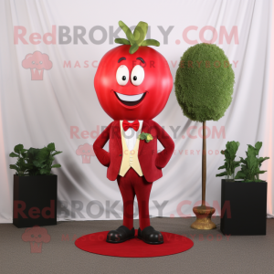 Red Turnip mascotte kostuum...