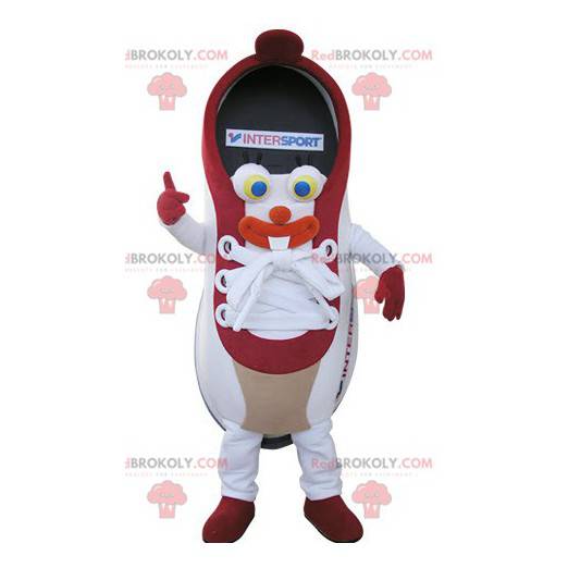 Röd och vit basketmaskot. Sportsko - Redbrokoly.com