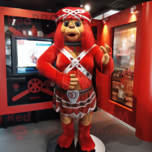 Röda keltiska korset maskot...