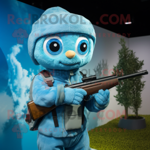 Cyan Sniper mascotte...