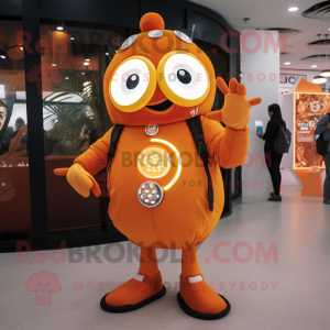 Oransje anheng maskot...