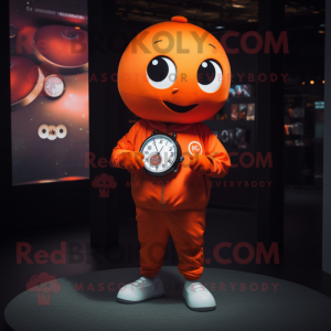 Oransje anheng maskot...
