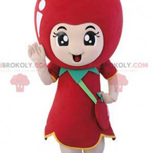 Gigantische rode appel mascotte. Fruit mascotte - Redbrokoly.com