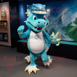 Teal Dragon mascotte...