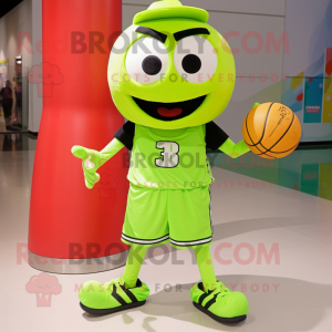 Lime Green Basketball Ball...