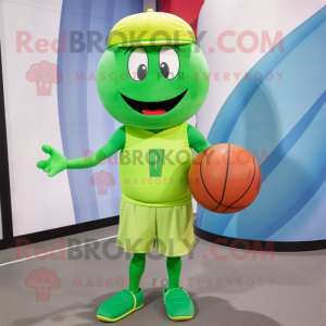 Lime Green Basketball Ball...