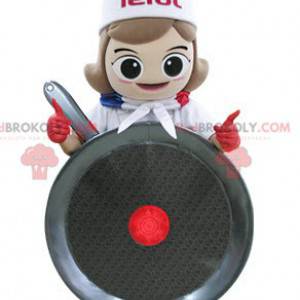 Mascotte de poêle géante de chef cuisinier - Redbrokoly.com