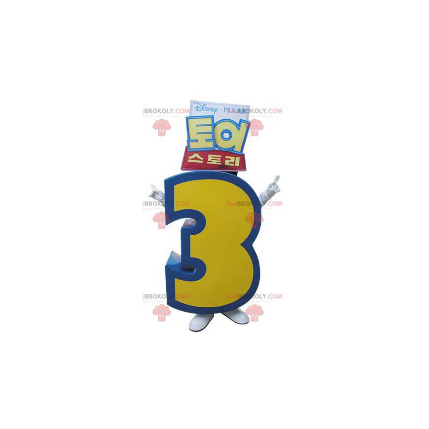 Mascota de Toy Story 3. Figura gigante 3 - Redbrokoly.com
