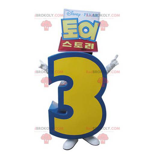 Mascote de Toy Story 3. Figura gigante 3 - Redbrokoly.com