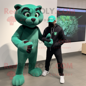 Green Panther mascotte...