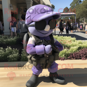 Lavender Commando mascotte...