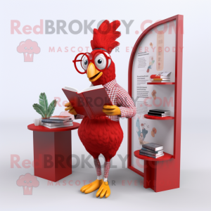 Red Rooster maskot kostume...