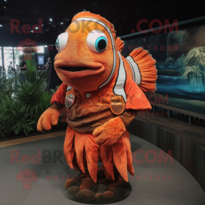 Rust Clown Fish mascotte...
