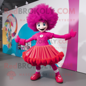 Magenta Acrobat mascotte...