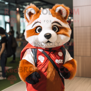  Red Panda mascotte kostuum...