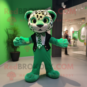 Green Cheetah mascotte...