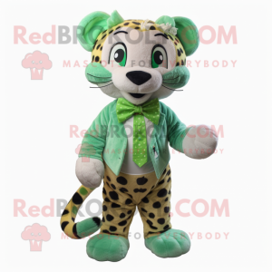 Green Cheetah mascotte...