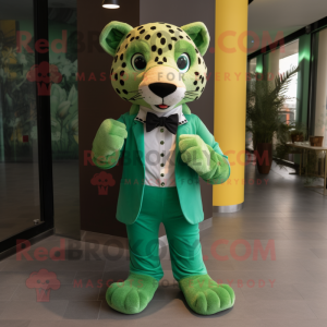 Green Cheetah mascotte...