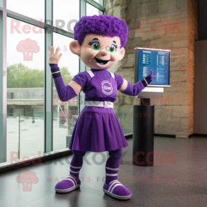 Lilla Irish Dancer maskot...