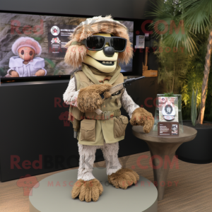 Beige Sniper mascotte...