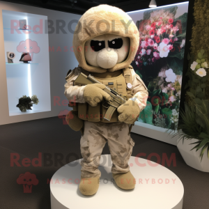 Beige Sniper mascotte...