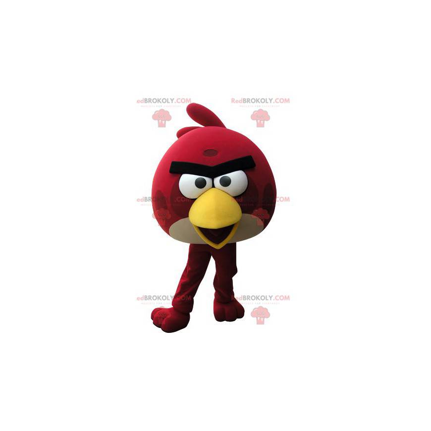 Angry Birds rode en gele vogel mascotte - Redbrokoly.com