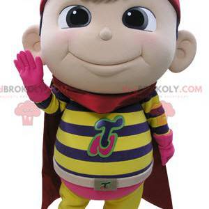 Børnemaskot klædt som en superhelt - Redbrokoly.com