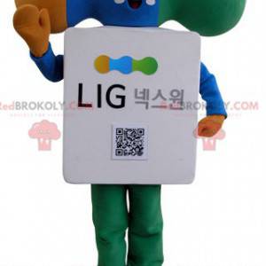 Electronic component modem mascot - Redbrokoly.com