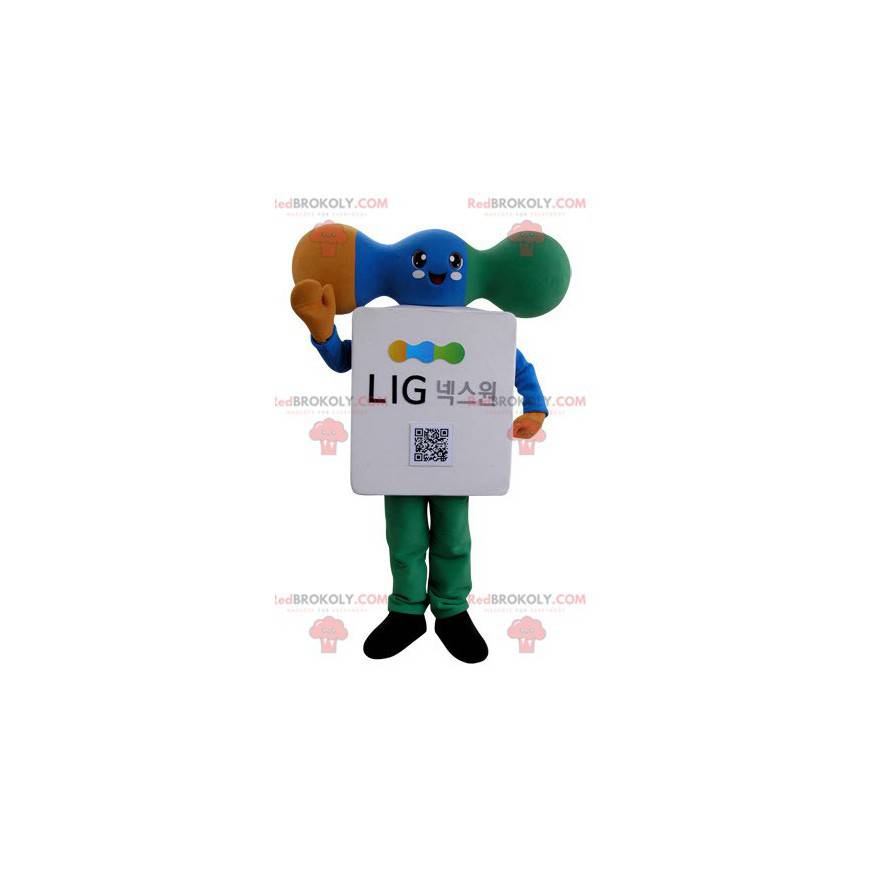 Elektronisk komponentmodem maskot - Redbrokoly.com