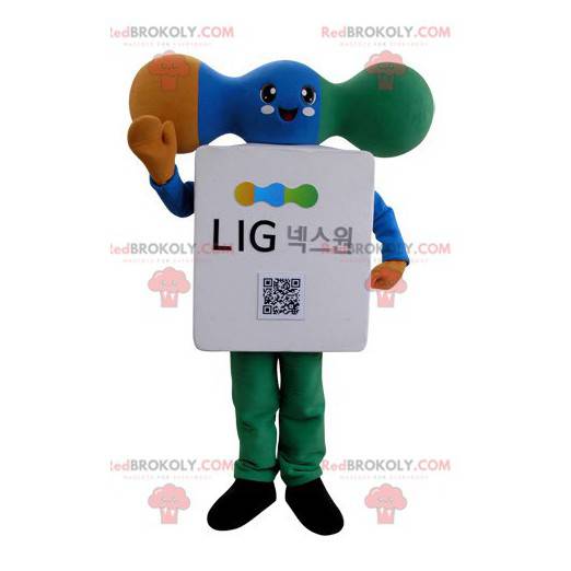 Electronic component modem mascot - Redbrokoly.com